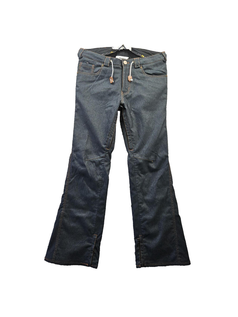Analog Remer Snowboard Ski Pants Bootcut Lined Denim Medium New Fits 34-35x32